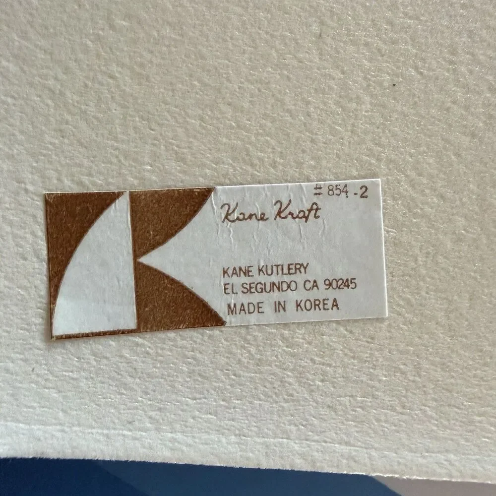 Vtg Set 16 Vintage Placemats Marika Kane Kraft Retro Vinyl Foam Oval MCM Korea